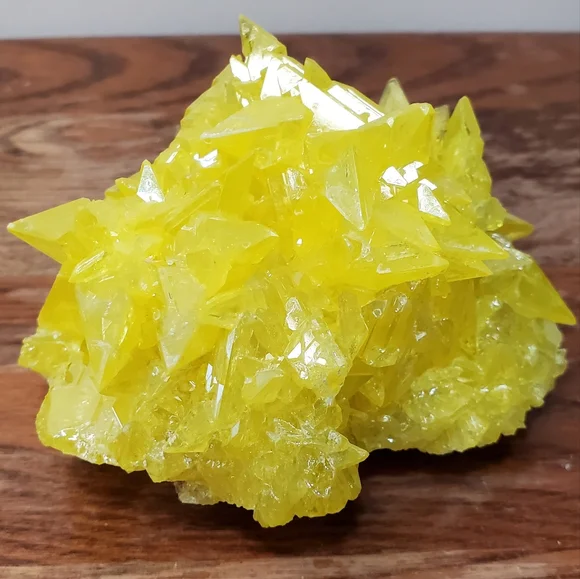 Sulfur Crystals on Matrix 0.61 lbs - Picture 13 of 17
